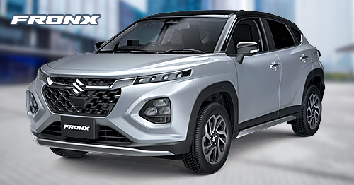 Warna Ice Grayish Blue Suzuki Fronx tipe SGX